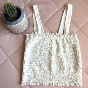 Asos Shirred Crop Top